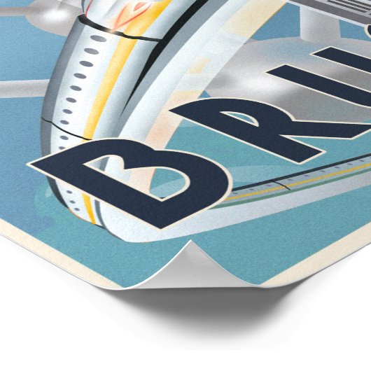 Zug durch Europa - der Zukunft! Poster (Ecke)