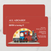 Zug Einladung (Vorne/Hinten)