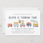 Zug Einladung ・ Chugga Chugga Zwei Zwei ・ Zwei Jah (Vorderseite)
