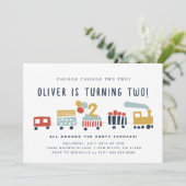 Zug Einladung ・ Chugga Chugga Zwei Zwei ・ Zwei Jah (Stehend Vorderseite)