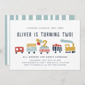 Zug Einladung ・ Chugga Chugga Zwei Zwei ・ Zwei Jah (Vorne/Hinten)