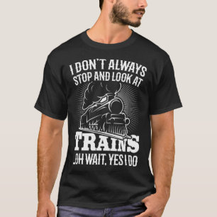 Zug Eisenbahn Vintage Zug Lustiger Zug T-Shirt