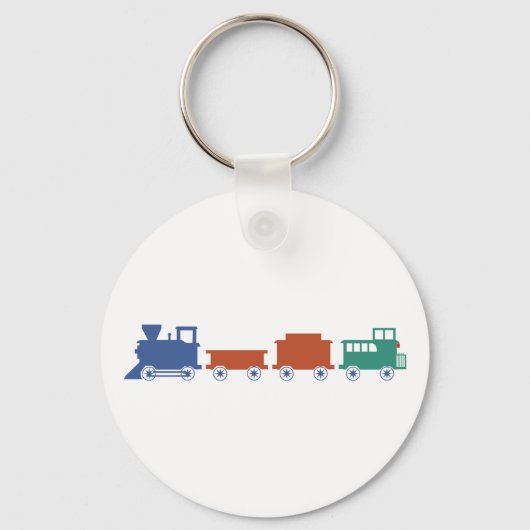 Zug Eisenbahn Zug Schlüsselanhänger (Vorderseite)