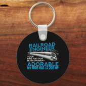 Zug - Eisenbahningenieur Schlüsselanhänger (Vorderseite)