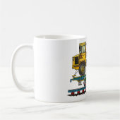 Zug-flaches Auto mit Kipper-Eisenbahn Kaffeetasse (Links)