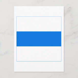 Zug-Flagge Postkarte