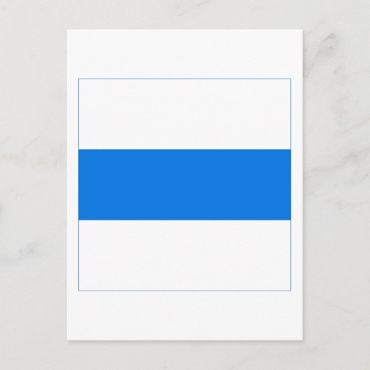 Zug-Flagge Postkarte (Vorderseite)