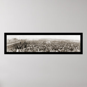 Zug-Foto 1912 Key West Floridas 1. Poster