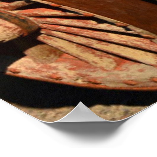 Zug für antike Maultiere Poster (Ecke)