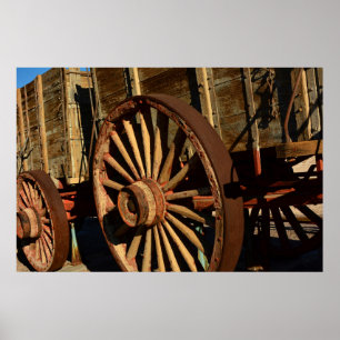 Zug für antike Maultiere Poster