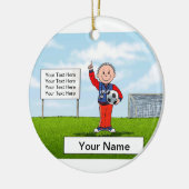 Zug, Fußball - Mann Keramikornament (Links)