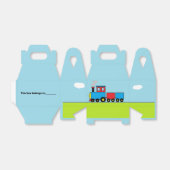 "Zug" - Gable-Favor-Box Geschenkschachtel (Ungefaltet)