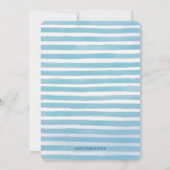 Zug-Geburtstags-Einladung Einladung (Rückseite)