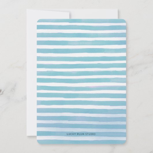 Zug-Geburtstags-Einladung Einladung (Rückseite)