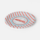 Zug-Geburtstags-Papier-Teller Pappteller (Schrägansicht)