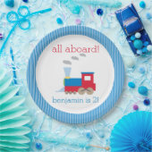 Zug-Geburtstags-Party-Platte Pappteller (Party)