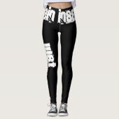 ZUG-GEISTESKRANKE GERADE UNTERSETZTE LEGGINGS (Vorderseite)