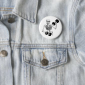 ZUG-GEISTESKRANKES BODYBUILDINGS-LOGO BUTTON (Beispiel)