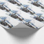 Zug Geschenkpapier (Ecke)