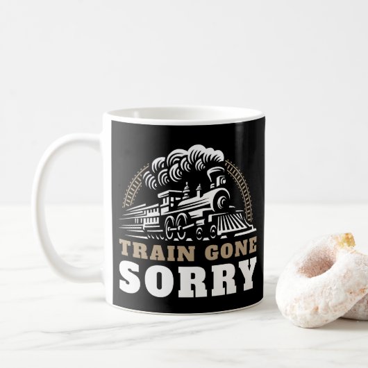 Zug Gone Sorry Coffee Tasse (Mit Donut)