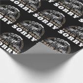 Zug Gone Sorry Wrapping Paper Geschenkpapier (Ecke)