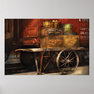 Zug - Got einer Reihenfolge von Obst Poster