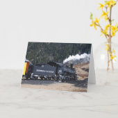 Zug-Gruß-Karte Karte (Gelbe Blume)