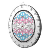 Zug Heilige Geometrie Dartscheibe (Vorderseite rechts)