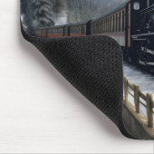 Zug in Bergen Mousepad (Ecke)