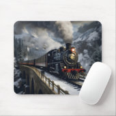 Zug in Bergen Mousepad (Mit Mouse)
