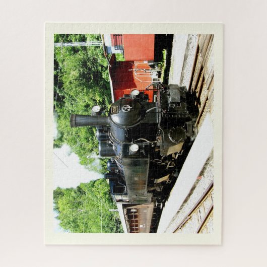 Zug in Chamby, Schweiz Puzzle (Vertikal)