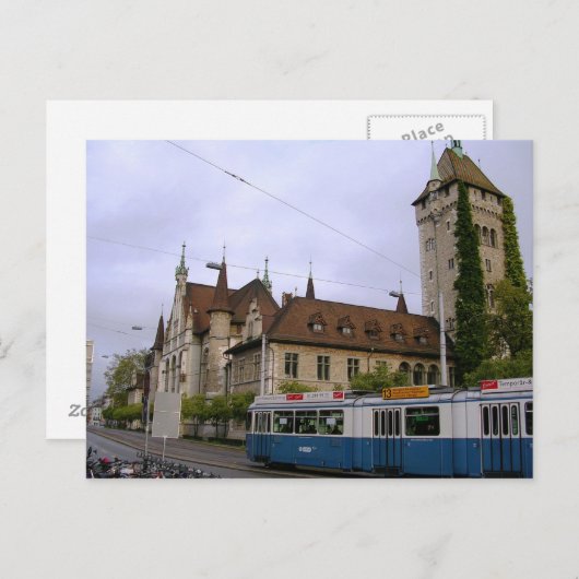 Zug in der Schweiz Postkarte (Vorne/Hinten)