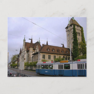 Zug in der Schweiz Postkarte