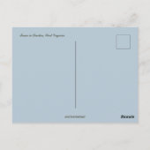 Zug in Durbin West Virginia Postkarte (Rückseite)