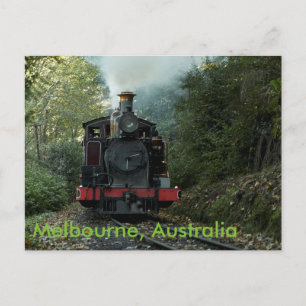 Zug in Melbourne, Australien Postkarte