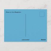 Zug in New Hampshire Postkarte (Rückseite)