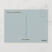 Zug in Nord-Dakota Postkarte (Rückseite)