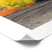 Zug in Silverton Poster (Ecke)