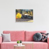 Zug in Silverton, USA Leinwanddruck (Insitu (Wohnzimmer))