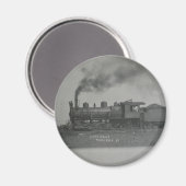 Zug in Talala,Ok im Jahr 1908 Magnet (Vorderseite/Rückseite)