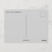 Zug in Usbekistan Postkarte (Rückseite)