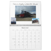 Zug inspiriert kalender (Mär 2027)