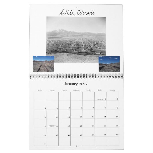 Zug inspiriert kalender (Jan 2027)