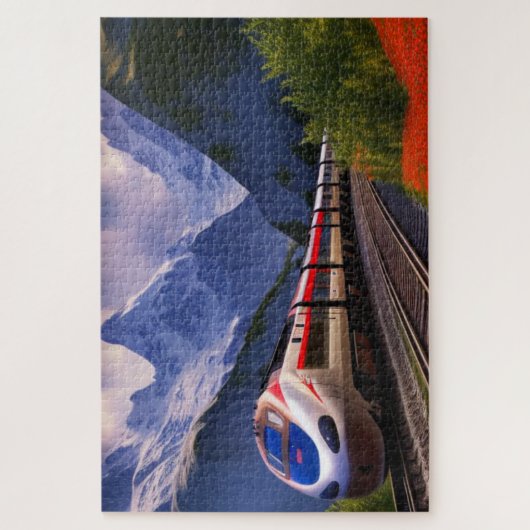 Zug Jigsaw Puzzle (Vertikal)