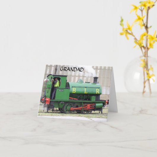 Zug Karte (Gelbe Blume)