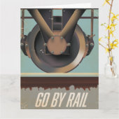 Zug Karte (Gelbe Blume)