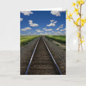 Zug Karte (Gelbe Blume)