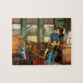 Zug - Kontrollen - Im Signalturm 1940 Puzzle (Horizontal)