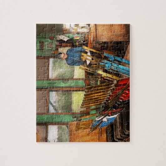 Zug - Kontrollen - Im Signalturm 1940 Puzzle (Vertikal)