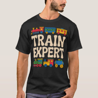 Zug Kunst Eisenbahn Dampflokomotive T-Shirt